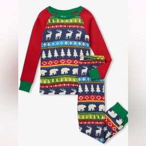 BNWT Hatley Navy Painted Fairisle Adult Pyjama Set